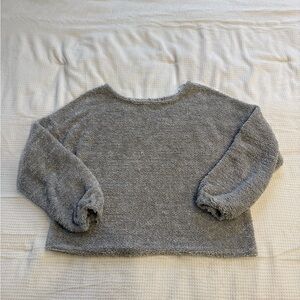 Textured neutrals slightly cropped Lauren Conrad sweater